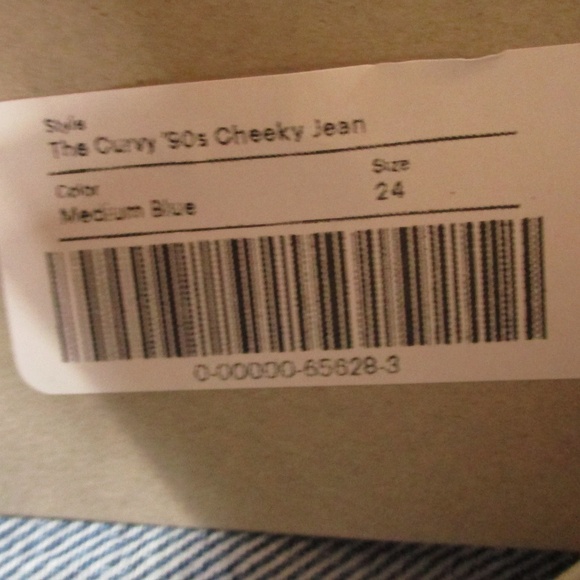 Everlane Jeans Women's 24 Curvy 90s Cheeky‎ Straight High Rise Northridge Denim - Picture 7 of 14